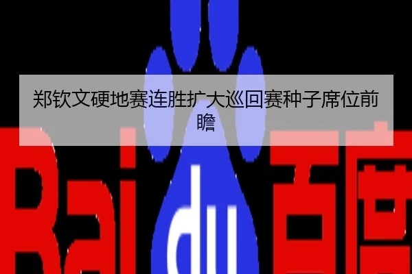 郑钦文硬地赛连胜扩大巡回赛种子席位前瞻